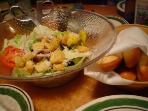 Olive Garden Salad Bread Sticks