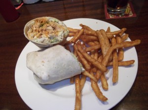 Foxs Billiards Buffalo Chicken Wrap